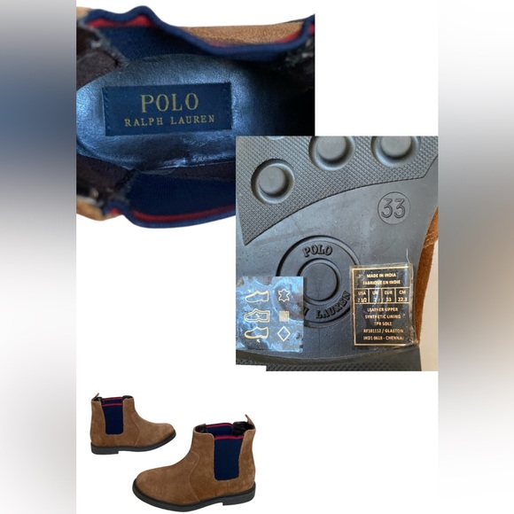 POLO RALPH LAUREN
Kids\' Glaston Suede Chelsea Boot In Snuff Suede